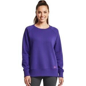 Under Armour Purple Semi-Fitted‎ Athletic Long Sleeve Performance Top